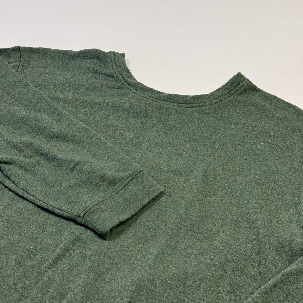 Orvis Sweatshirt Womens XXL Green Classic Collection Crewneck Pullover‎ Tunic